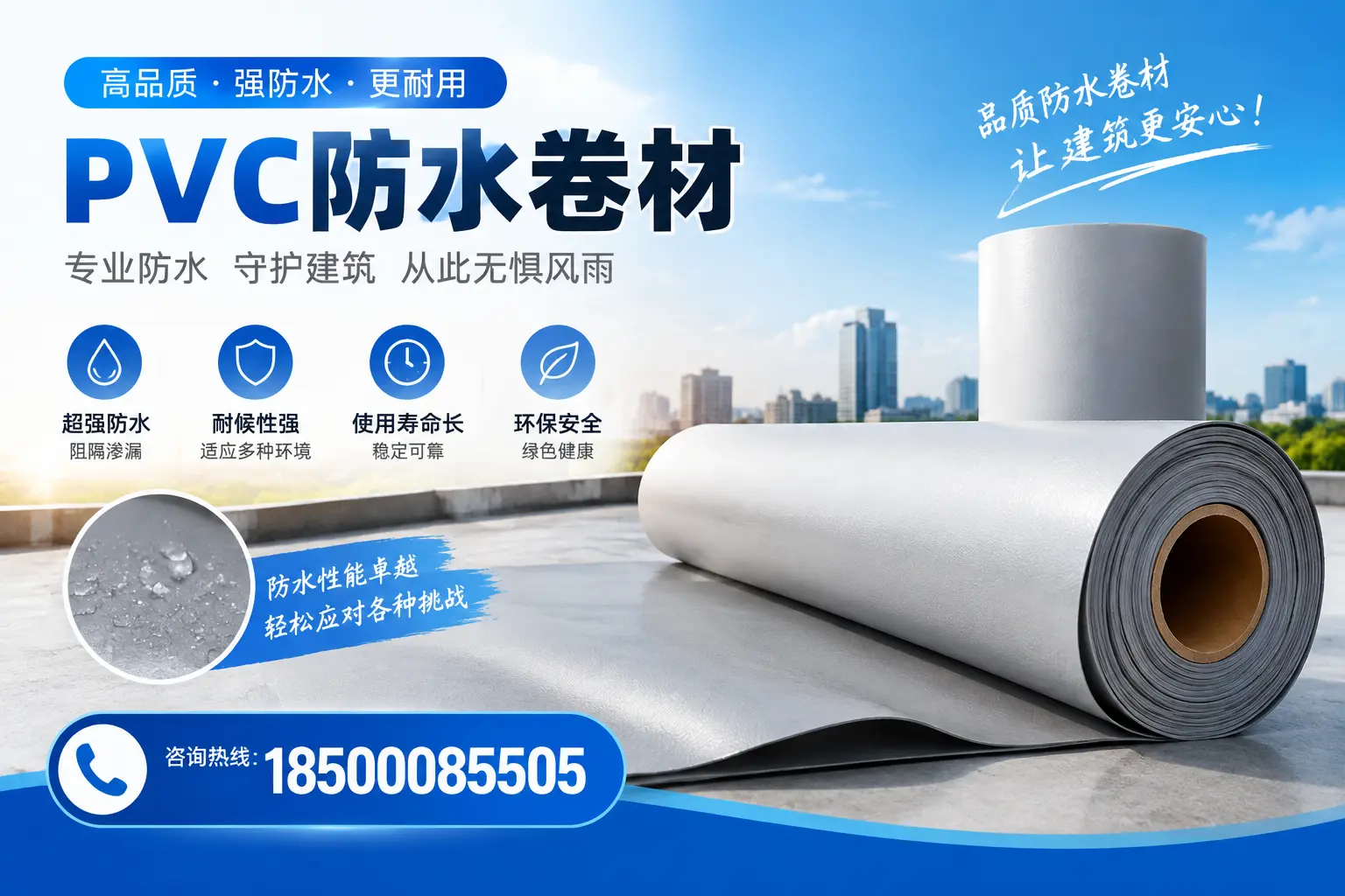 如何选择高质量的PVC防水卷材？乌鲁木齐消费者必看指南